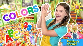 Toddler Learning Through Play at Indoor Playgrounds w/ Silly Ms Lily - First Words & Colors for Kids