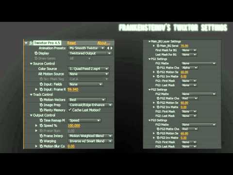 Twixtor Settings by FrankensteinIV