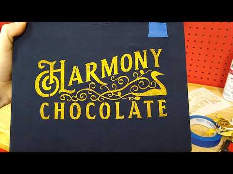 How to Make a Custom Shirt with Fabric Spray Paint and Sticker Paper -- Great Results in Minutes!