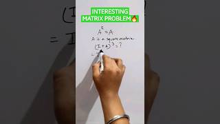 Matrix class 12 important questions🔥 #ytshorts #shortsfeed #shorts #shortsviral #maths #mronkoshorts
