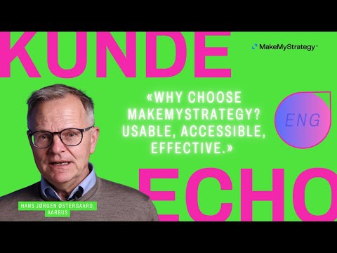 Why Choose MakeMyStrategy? Usable, Accessible, Effective | kunde:echo Aarbus