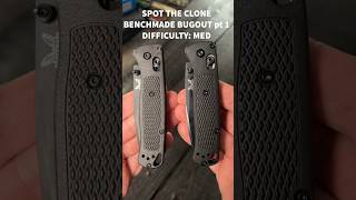 Spot the Clone! Benchmade Bugout | Which is the fake Bugout bought from Wish? #shorts