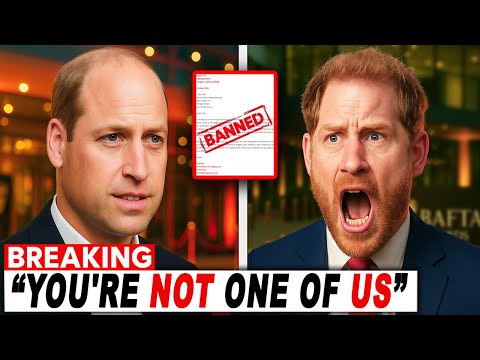 Prince Harry LOSES IT After Prince William BANS Him From 2025 BAFTA Awards!