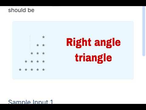 Solid right angle triangle assignment||ccbp||nxtwave||assignment 10...