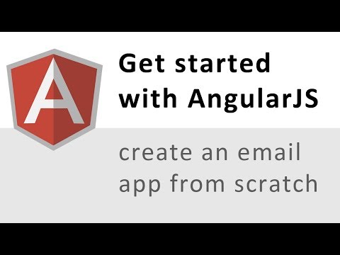 Getting start with AngularJS - Create an email app from scratch (Part I)