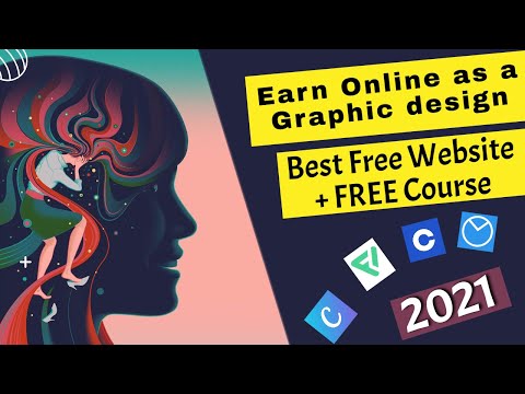 Earn Online with Graphic designing 💸💸 || Learn Graphic Design Online || 100% FREE✅