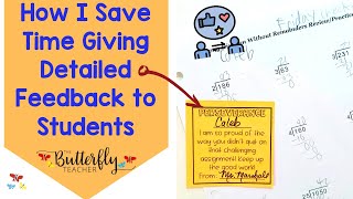 Student Feedback Examples for Teachers & Principals