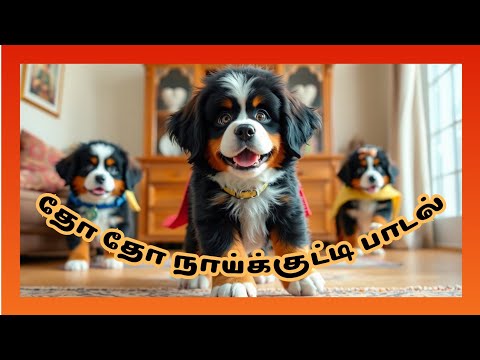 தோ தோ நாய்க்குட்டி - Adorable Tamil Kids Song with Lyrics
