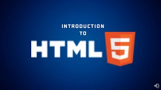 Introduction to HTML | HTML Basics for Beginners