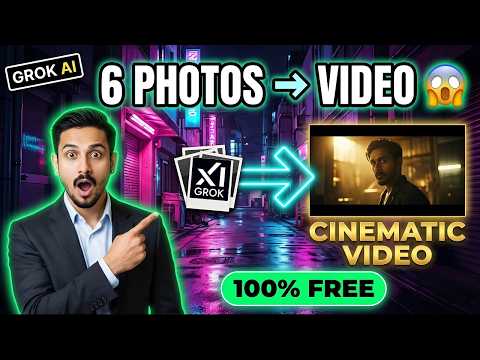 Grok FREE Wapas Aa Gaya! 🔥 6 Photos Se Cinematic Video Banao Ab Bina Paisa Diye (2026)