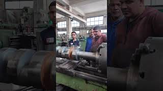 10 days in 20 seconds machining this crankshaft #machine #turning #machinist
