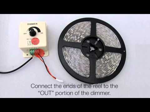 5054SMD Orange Super Bright Flexible LED Light Strip 16 Ft Reel Kit