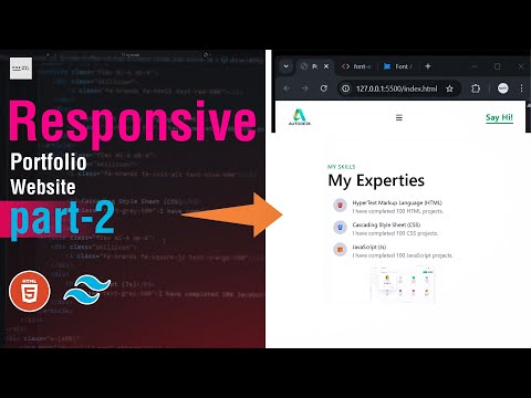 ASMR Coding | Responsive Portfolio Website Skill Section (Part-2)