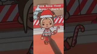 Toca Boca food recipes!!(Part 1) #tocalifeworld