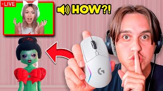 Wireless Mouse PRANK on My Girlfriend in Dress to Impress!