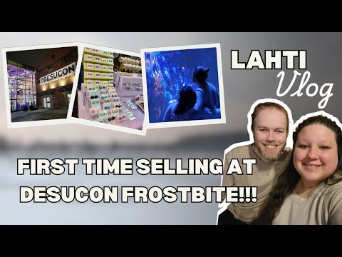 Lahti Vlog 🇫🇮 1st Time Vending at Desucon Frostbite 2025 🧚‍♀️