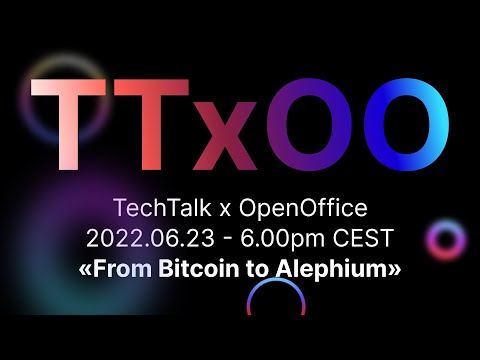TTxOO - "From Bitcoin to Alephium" with Hongchao