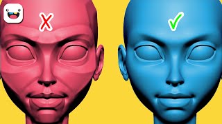 How to Sculpt SHARP Soft Shapes | ZBrush Tutorial