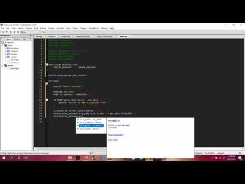 C++ OpenGL Skype Clone Tutorial 9 Networking part 1 creating the server