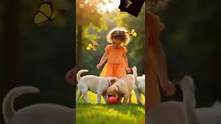 #kidspets#kidsvideo #doglover