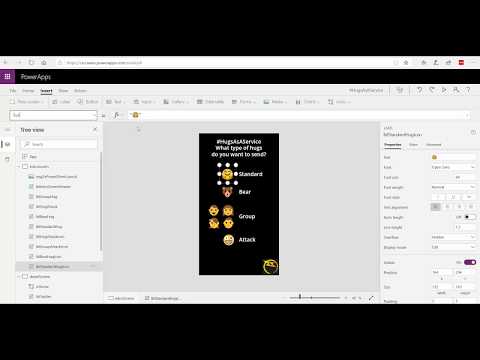 #HugsAsAService CanvasApp explained