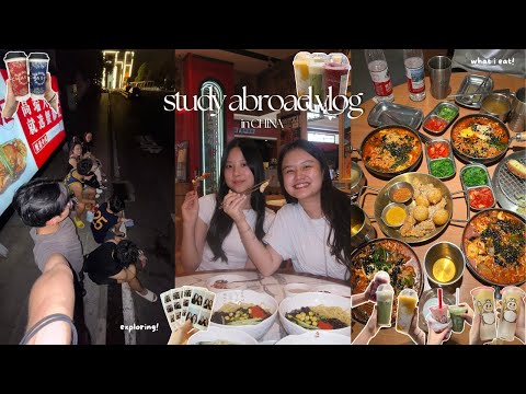 STUDYING ABROAD in china 🇨🇳 : first week, moving into dorms, exploring, settling in, what i eat