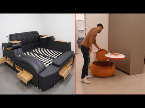 Brilliant Space-Saving Ideas & Hidden Storage Solutions –Genius Furniture Ideas!
