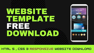 Responsive Website Templates Free Download HTML with CSS | Use website template in your projects |