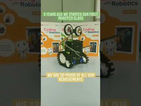 Our #robotics classes are turning 5! 🤩🤩🤩🎂🎉o proud what we have achieved since then. #robot #class