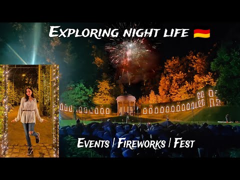 Night events in Germany | Weekend vlog | Fireworks, Fest, Music 🇩🇪