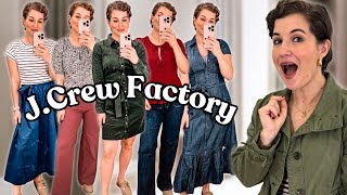 J. CREW FACTORY Winder 2025 Try On Haul | Petite Outfit Ideas