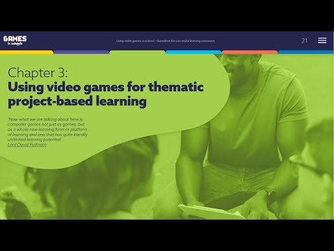 Games in Schools 2023 - Handbook Chapter 3 - Using video games for thematic project-based learning