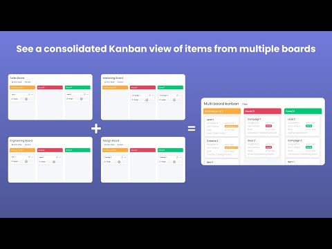 Multi Board Kanban for monday.com demo