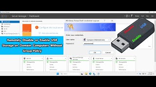 How To Remotely Disable or Enable USB Drive on Domain Computers No Group Policy Windows Server 2025