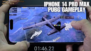 iPhone 14 Pro Max PUBG Gameplay | Apple A16 Bionic