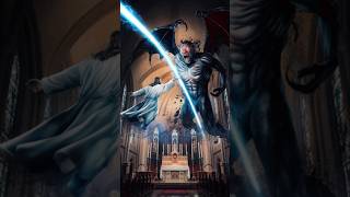 Jesus Fighting To Protect The Church #jesus #jesuschristheals #devils