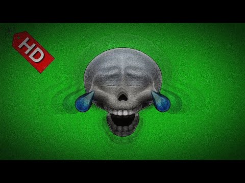 Laughing skull face green screen edit | Green screen template
