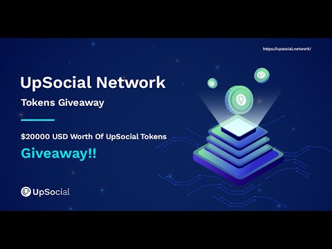 #Crypto #Airdrop UpSocial Network Tokens Giveaway Campaign | Crypto Airdrop 2022 Alert Free Token