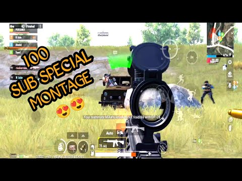 100 subscribe special 😱😱 pubg mobil motage  thanks for subscribe love ❤you  battleground mobil india