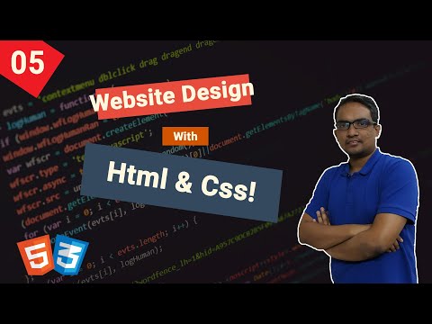 Website Design with Html Css Bangla Tutorial  |  Full Project - 05