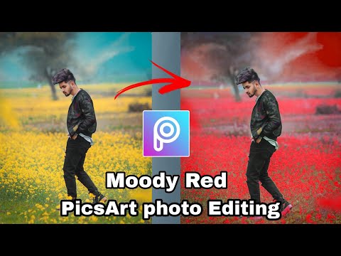 Moody red tone. photo Editing #shorts#Viralvideos