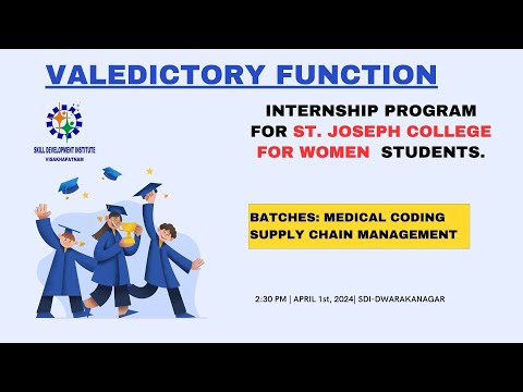 Speech of Dr. Sujatha, HOD-Mathematics at SJCW Visakhapatnam ll SJCW Valedictory Program at SDI