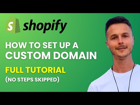 How to Add a Custom Domain Name to Shopify | Full Tutorial For Beginners
