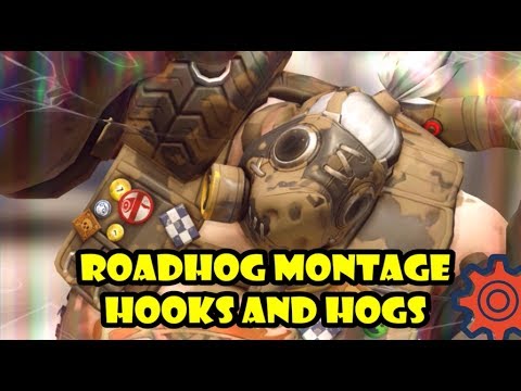 [Overwatch] - Roadhog Pre Nerf Montage - Highlight Plays (60 fps)