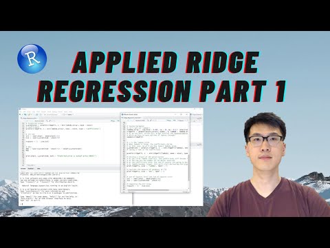 Applied Ridge Regression in R part 1