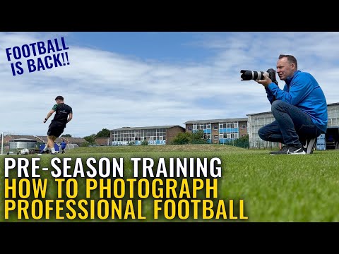 Pro football photography: Pre-season photography
