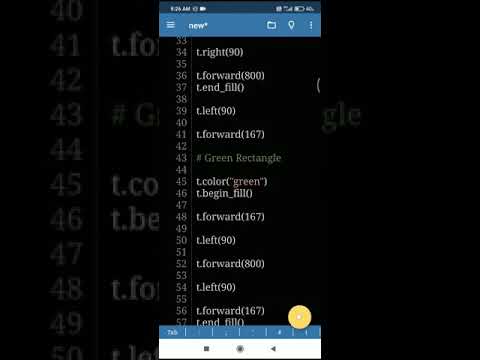 PROGRAM FOR INDIAN FLAG IN PYTHON TURTLE