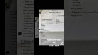 Study guide for RNC MNN cert exam