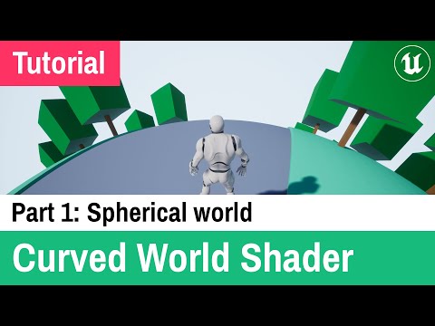 Part 1: Spherical world - Curved World Shader / Animal Crossing Camera - Unreal Engine 4 Tutorial