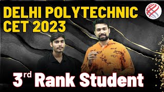 🎉Rank-3🎉 | Congratulations🎉| Delhi Polytechnic CET 2023 |  Modulation Institute | #toppers_interview